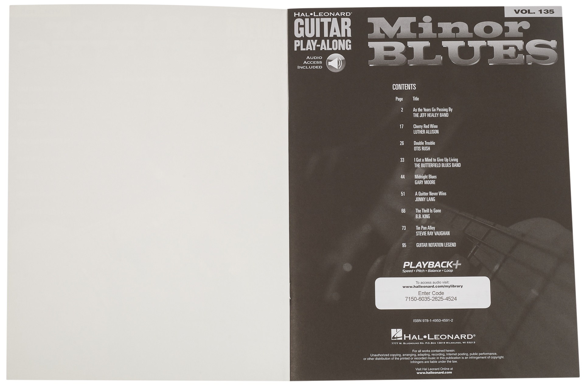 MS Guitar Play-Along: Minor Blues (obrázek 3)