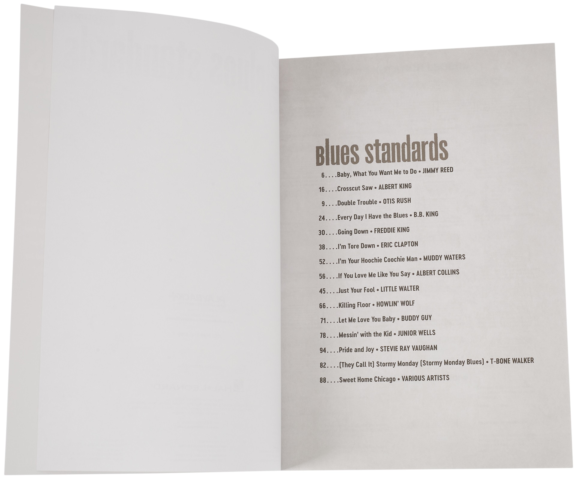 MS Deluxe Guitar Play-Along: Blues Standards (obrázek 3)