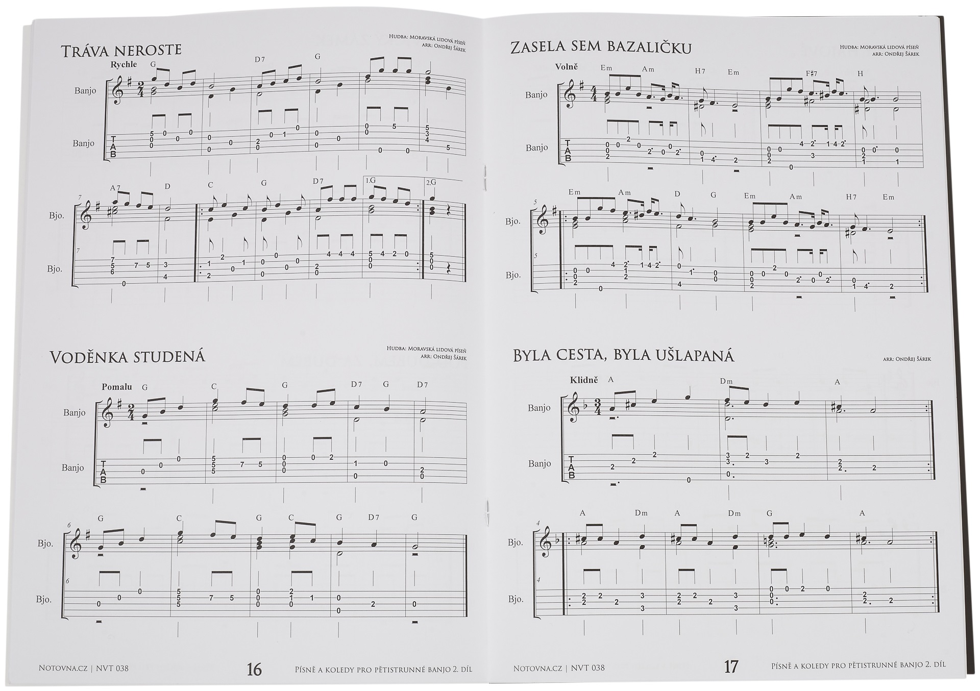 KN Písně a koledy pro pětistrunné banjo 2. díl (obrázek 4)
