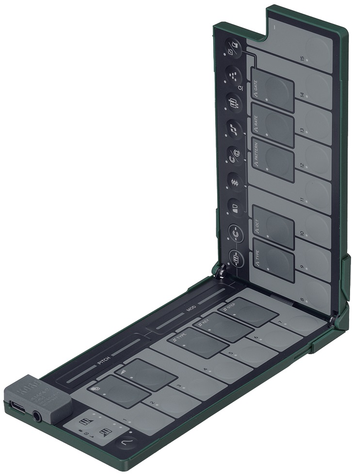 Levně Korg nanoKEY Fold Alpine Green