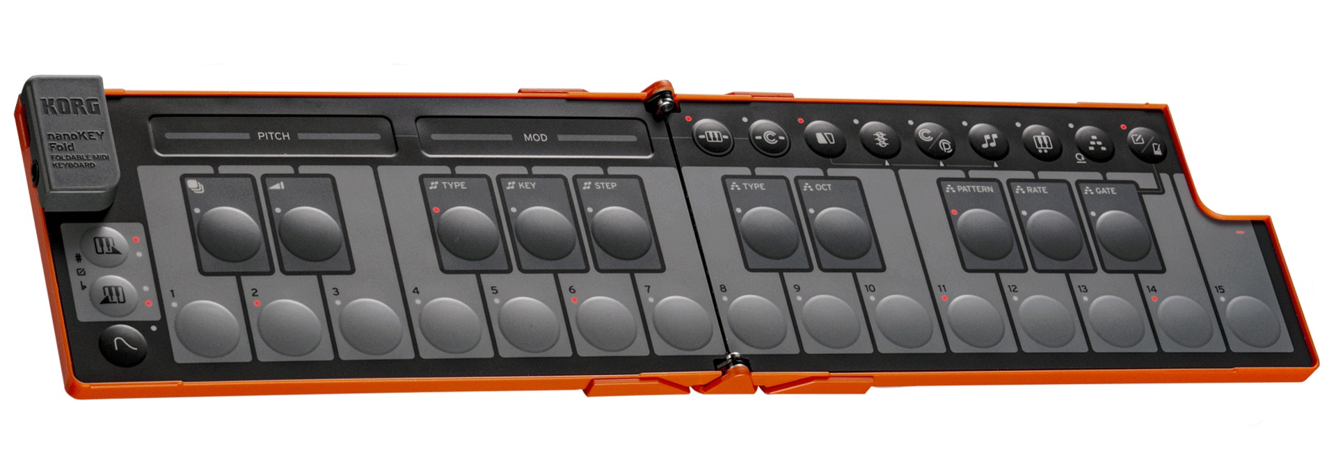 Korg nanoKEY Fold Lava Orange (obrázek 6)