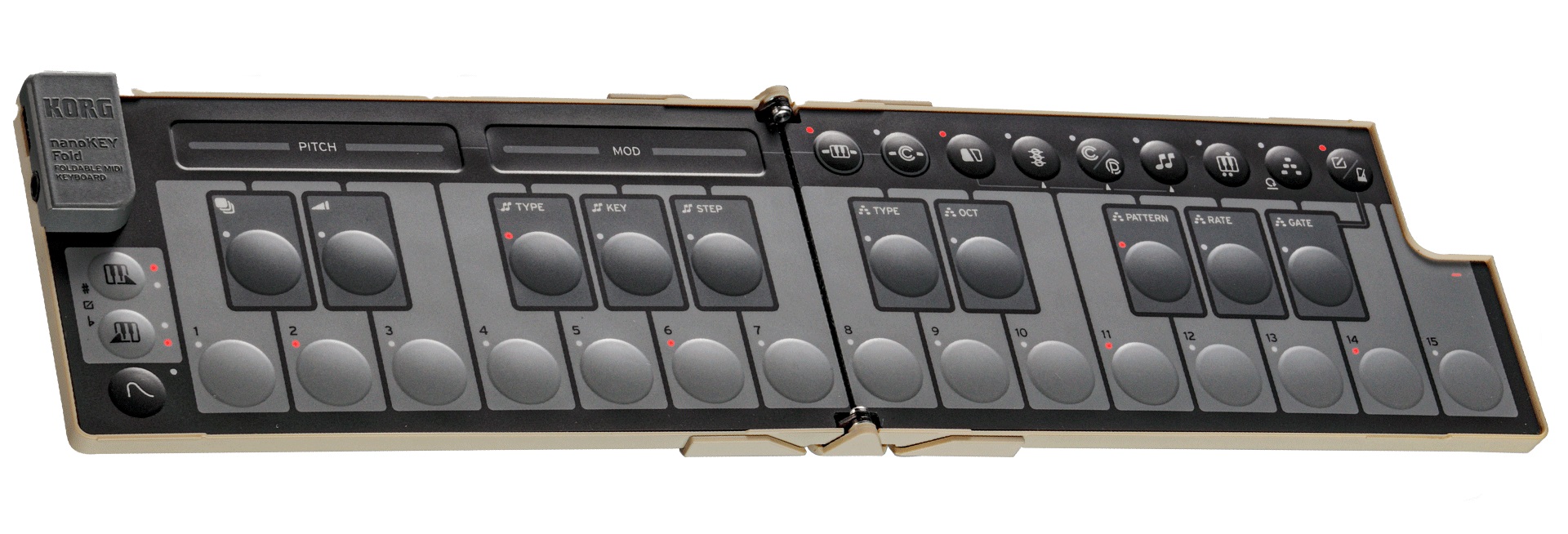 Korg nanoKEY Fold Sand Beige (obrázek 6)