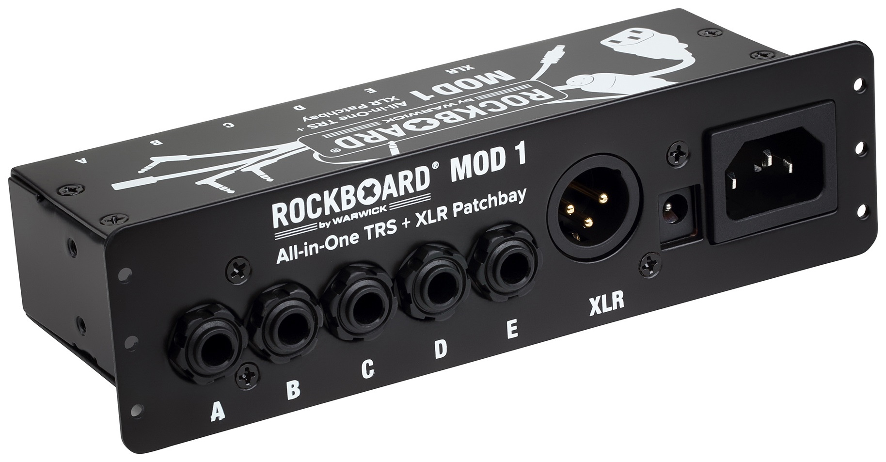 Rockboard MOD 1 V2 - All-in-One TRS & XLR, IEC & Barrel Patchbay (obrázek 4)