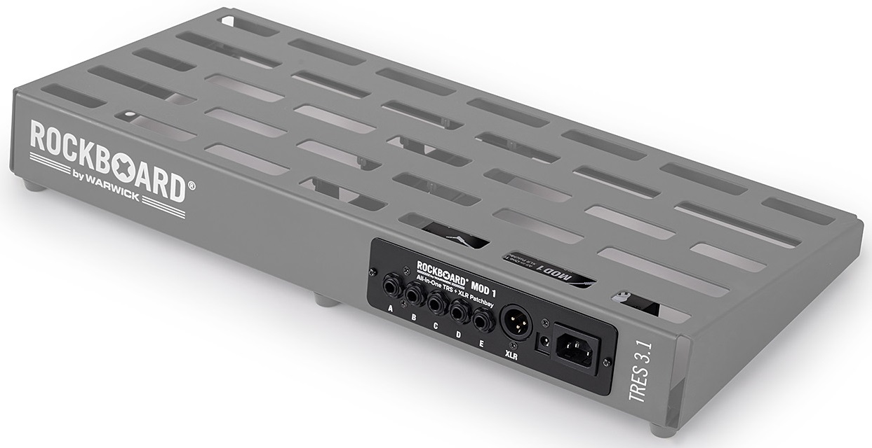 Rockboard MOD 1 V2 - All-in-One TRS & XLR, IEC & Barrel Patchbay (obrázek 6)