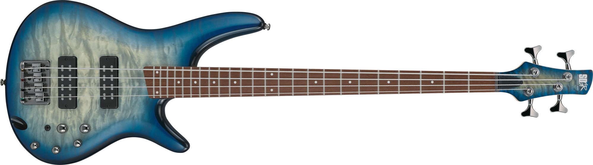 Ibanez SR400EQM Stained Cosmic Blue Starburst