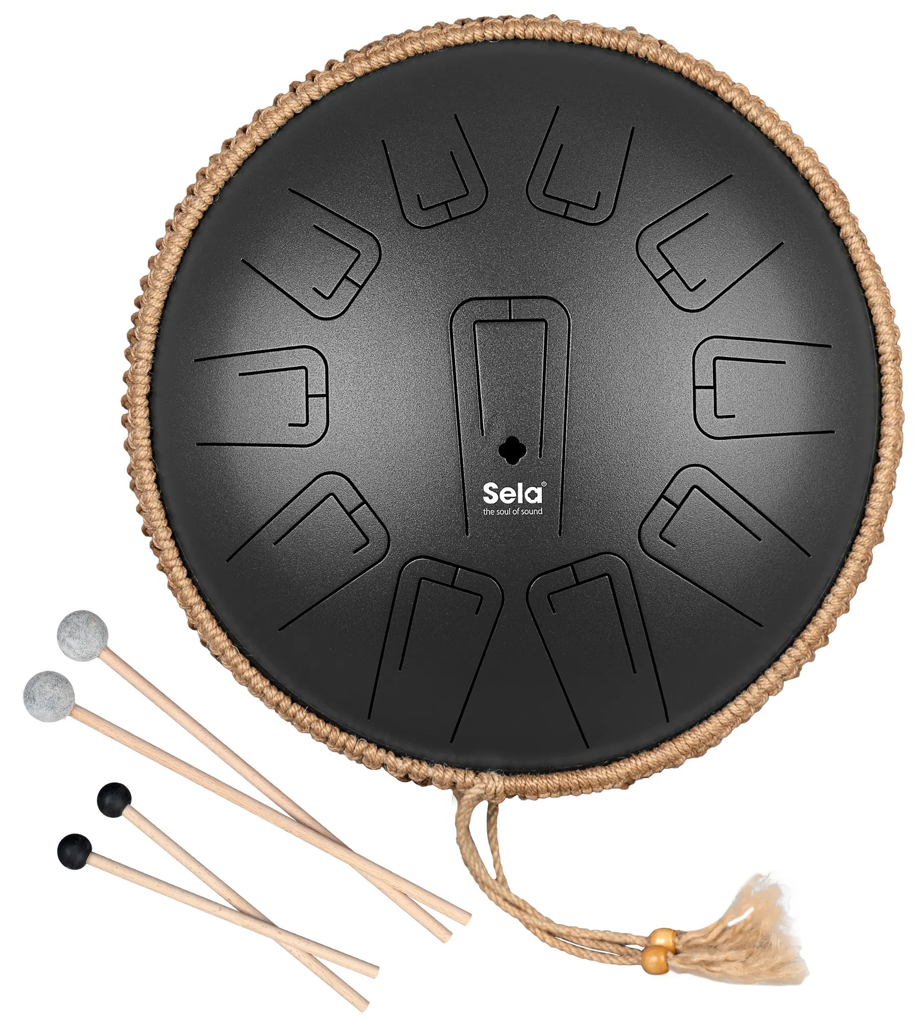 Sela Unity Tongue Drum 13" C Minor Black 432 Hz (obrázek 5)