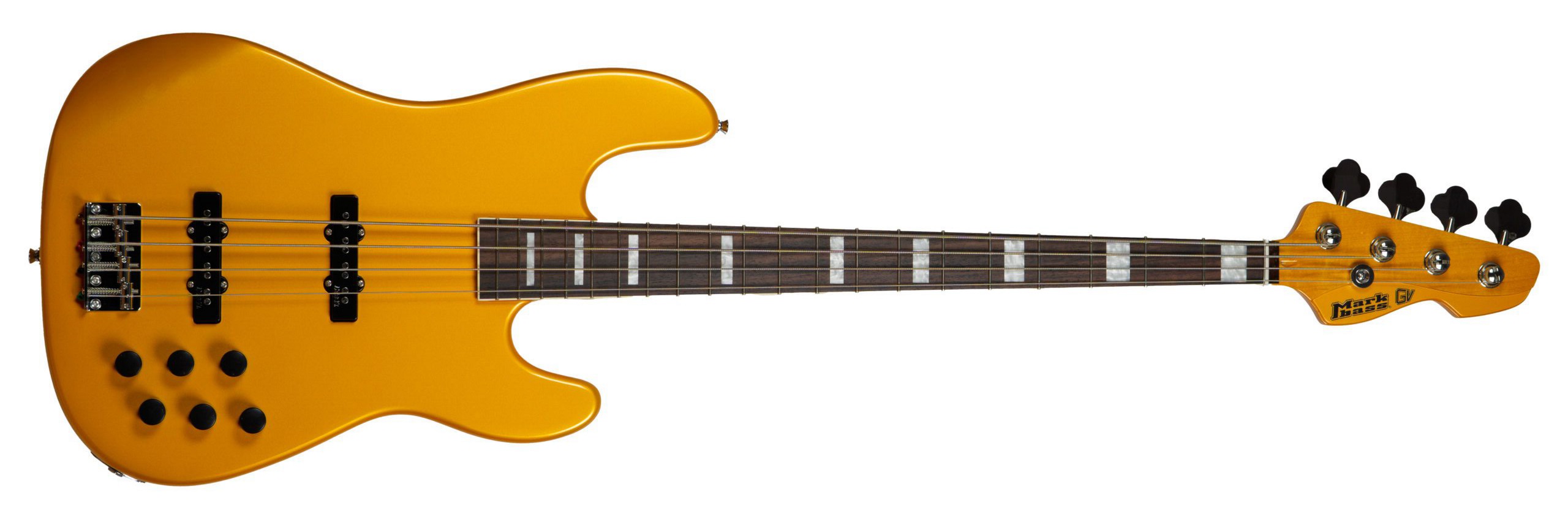 Levně Markbass GV4 Gloxy Metallic Yellow CR RW
