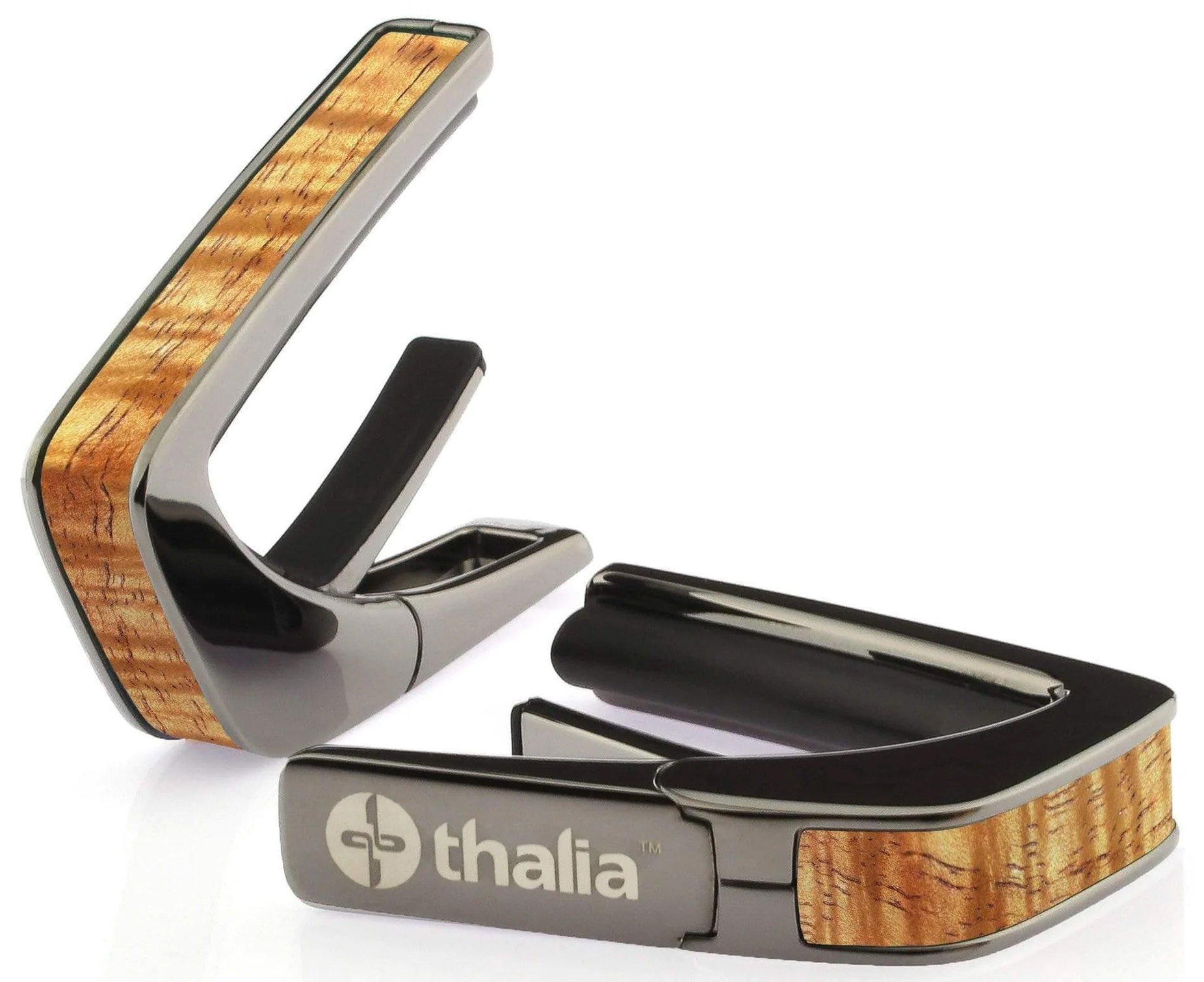 Levně Thalia Premium Series Curly AAA Koa Black Chrome