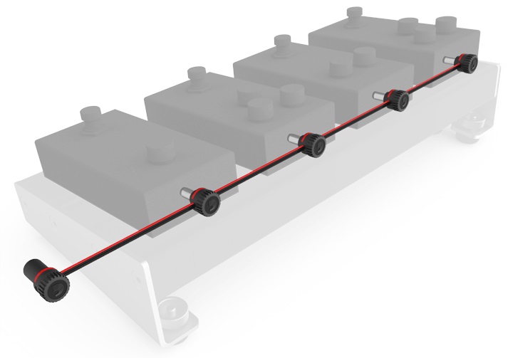 D'Addario XPND Adjustable Daisy Chain (obrázek 3)
