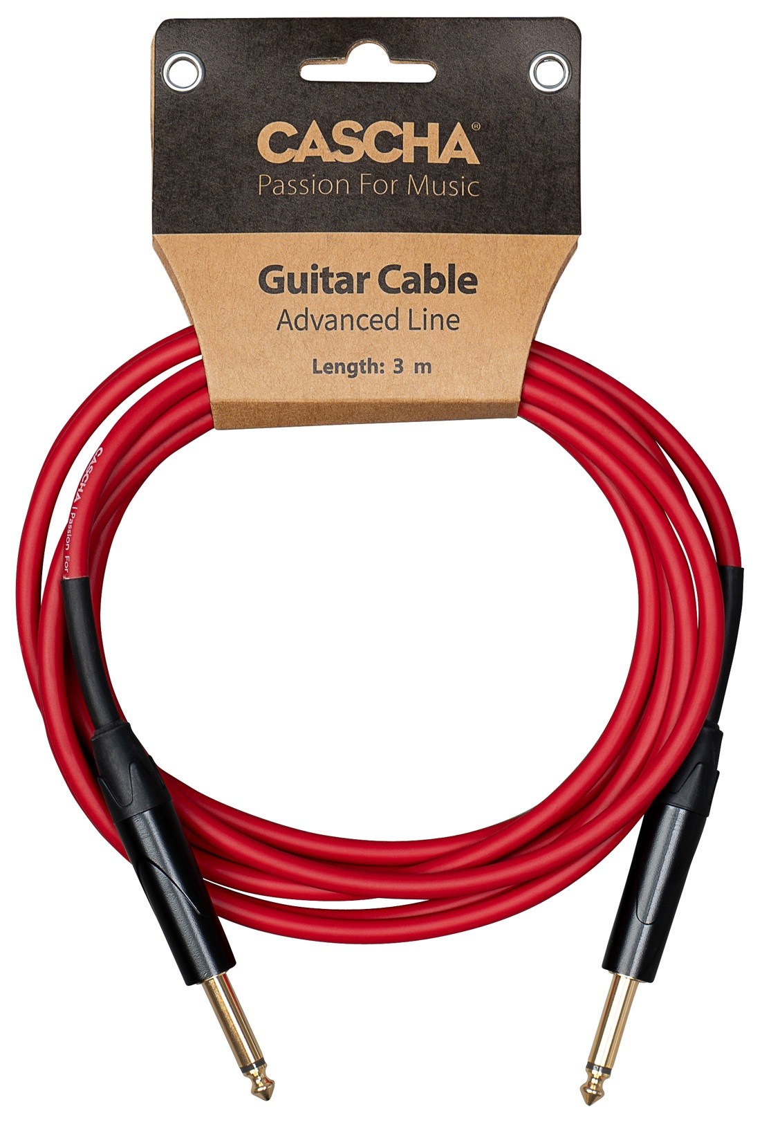 Cascha Advanced Line Guitar Cable Red 6m (obrázek 4)