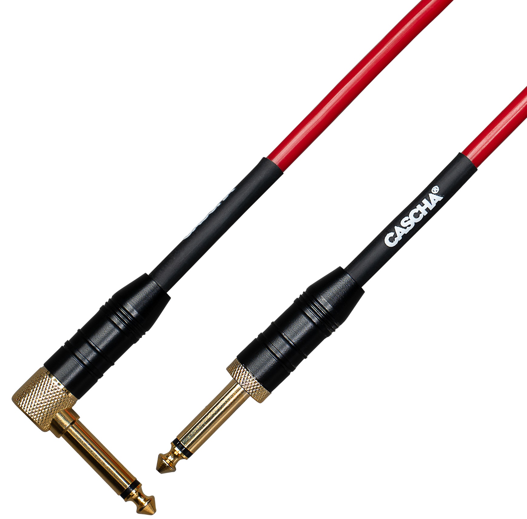 Cascha Advanced Line Guitar Cable Curly Red 6m (obrázek 3)