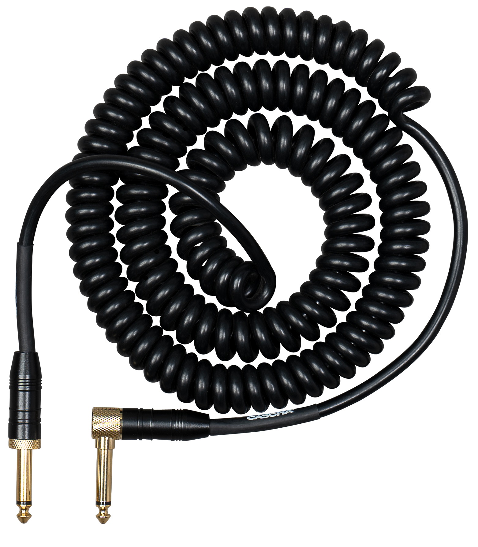 Levně Cascha Advanced Line Guitar Cable Curly Black 6m