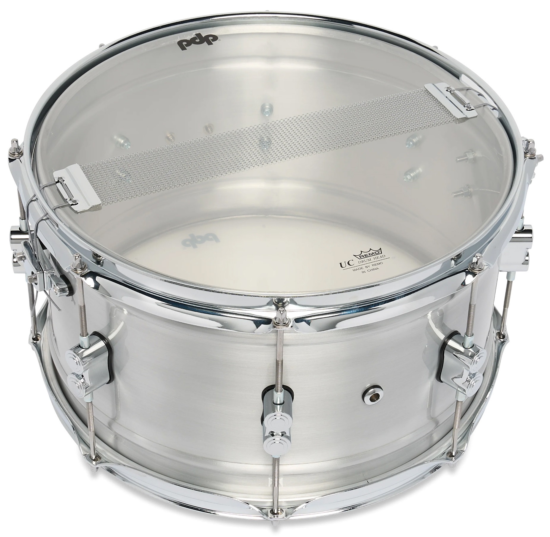 PDP 14" x 8" Concept Metal Satin Brushed Aluminium Snare Drum (obrázek 5)