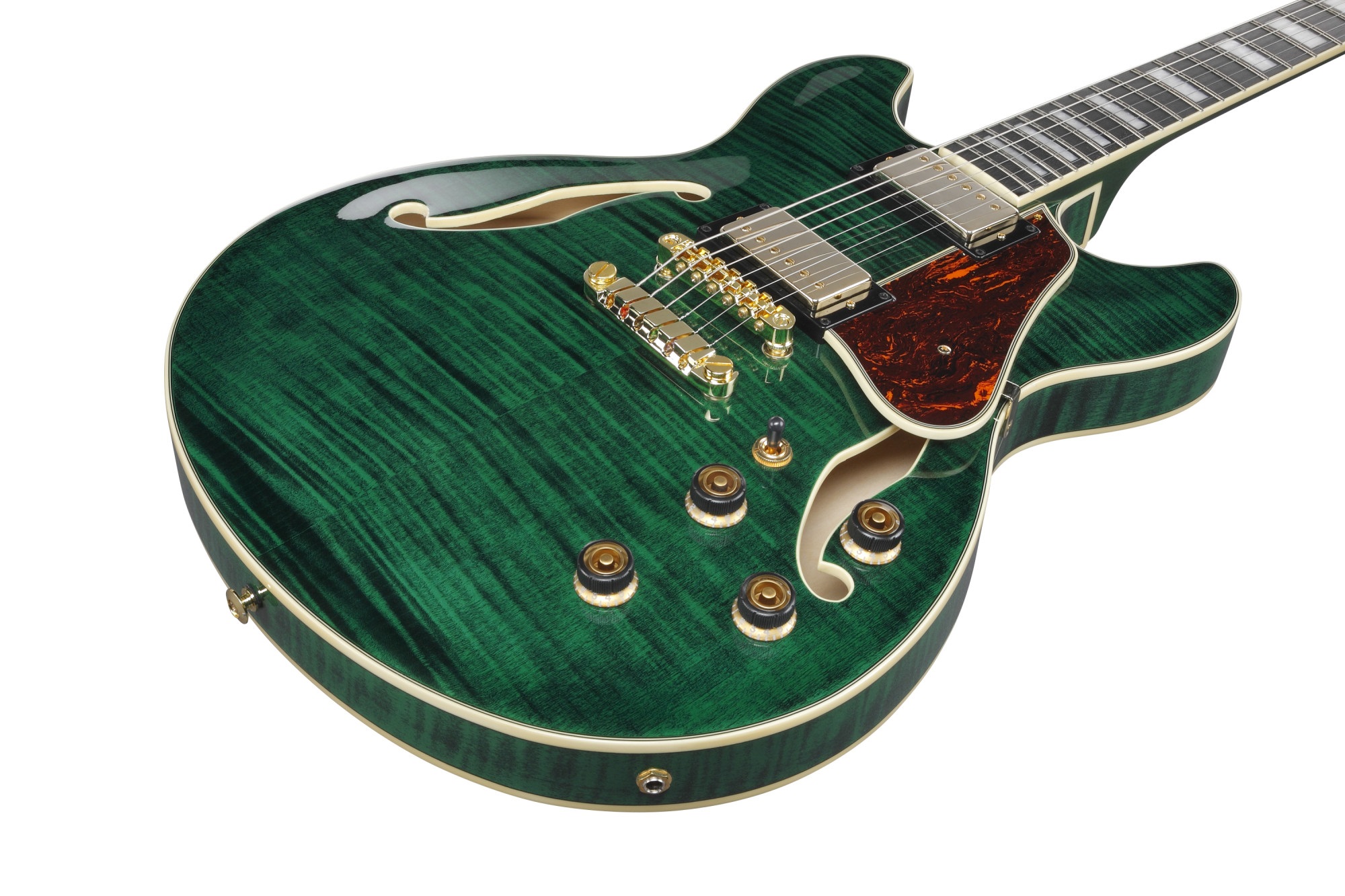 Ibanez AS93FM Transparent Moss Green (obrázek 3)