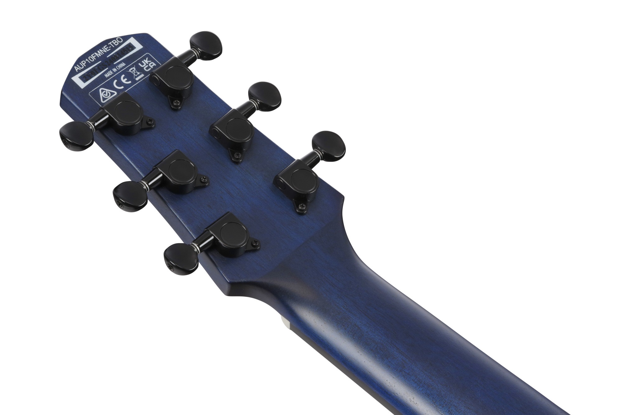 Ibanez AUP10FMNE Transparent Blue Sunburst (obrázek 6)