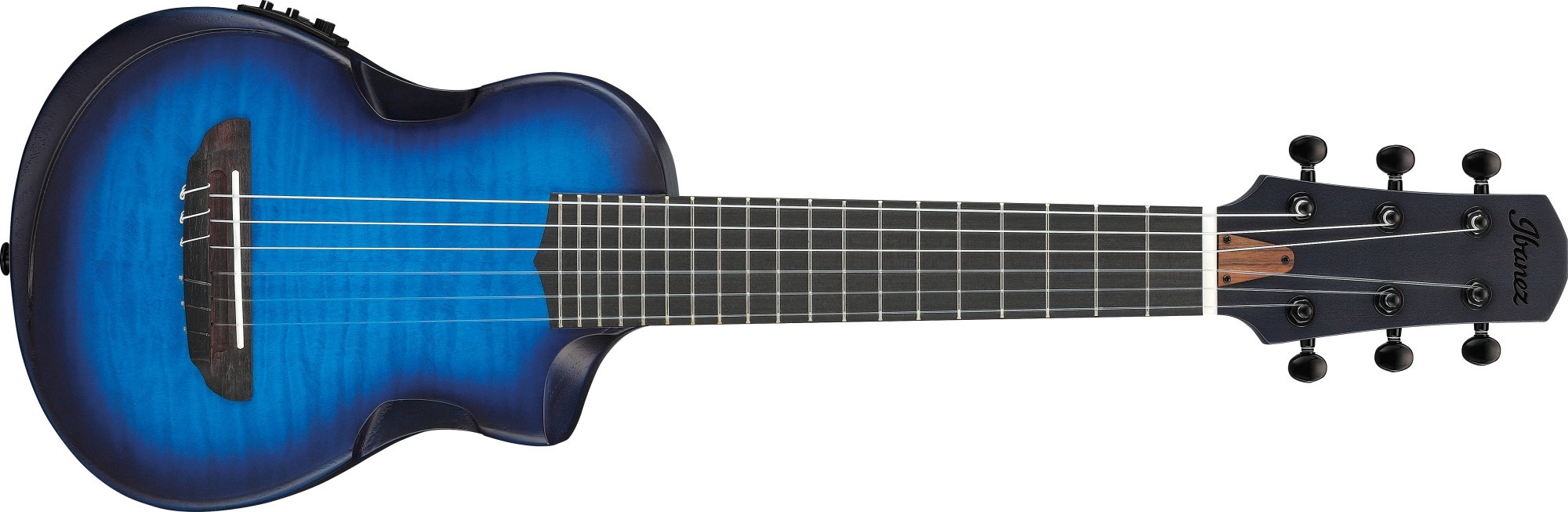 Levně Ibanez AUP10FMNE Transparent Blue Sunburst