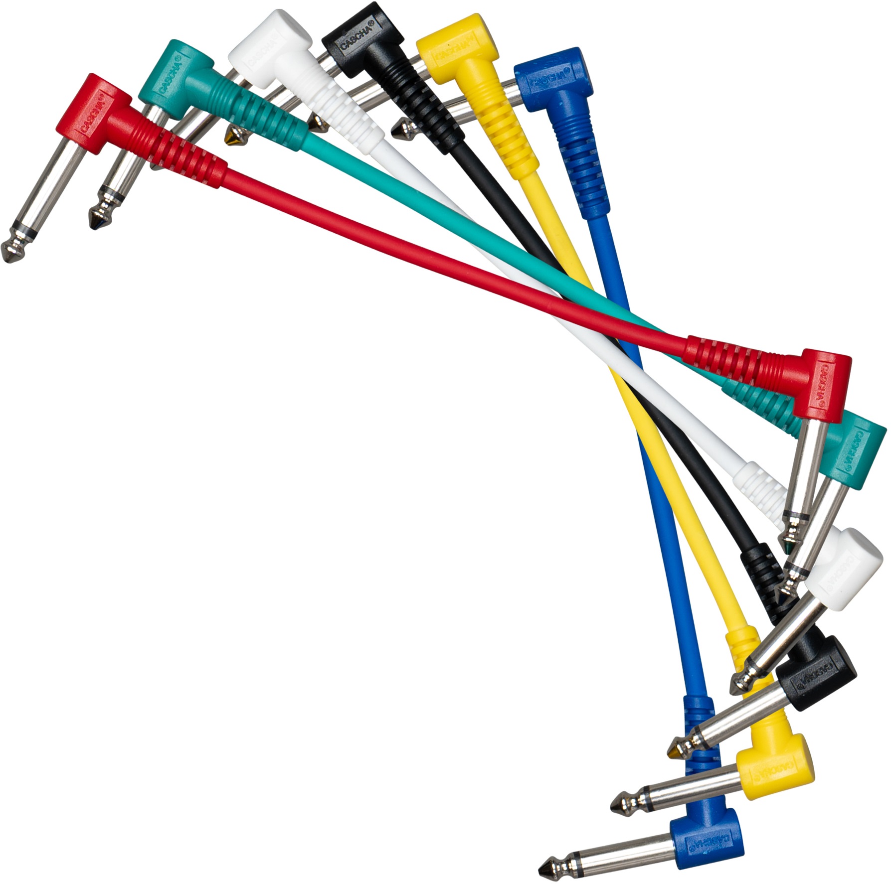 Cascha Standard Line Patch Cable 6 pack 15 cm