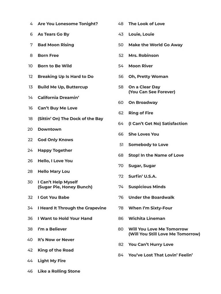 MS The 1960s - Super Easy Songbook (obrázek 3)