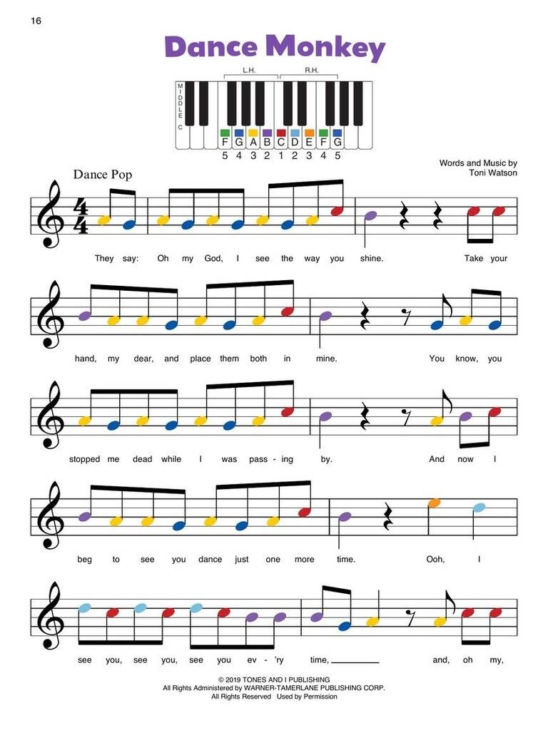 MS Piano-by-Color - Pop Songs (obrázek 6)