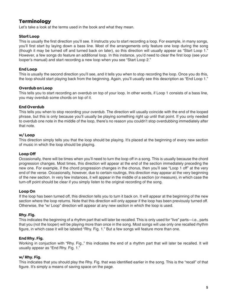 MS Looper Pedal Songbook (obrázek 3)