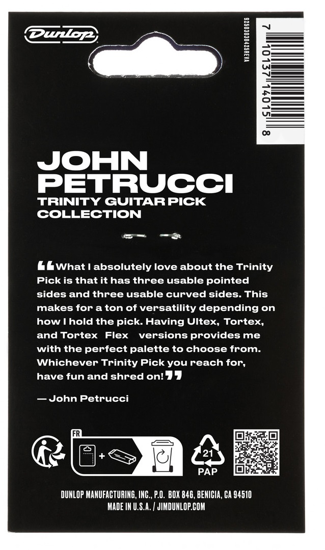 Dunlop John Petrucci Trinity Guitar Pick Collection (obrázek 3)