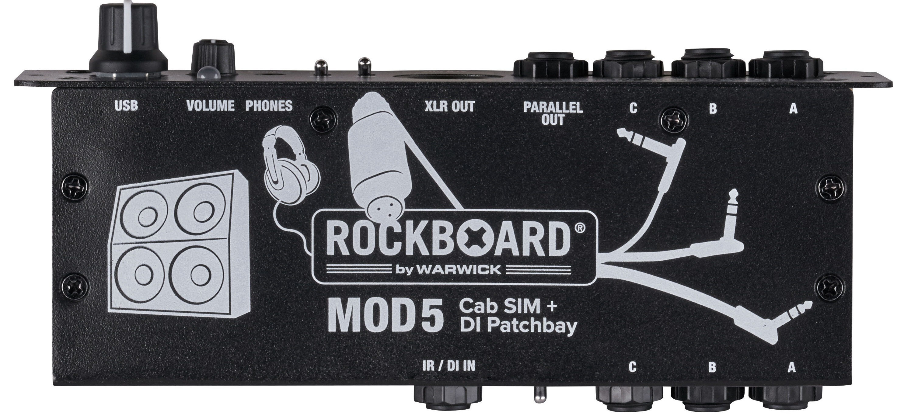 Rockboard MOD 5 - Cab SIM + DI Patchbay (obrázek 5)