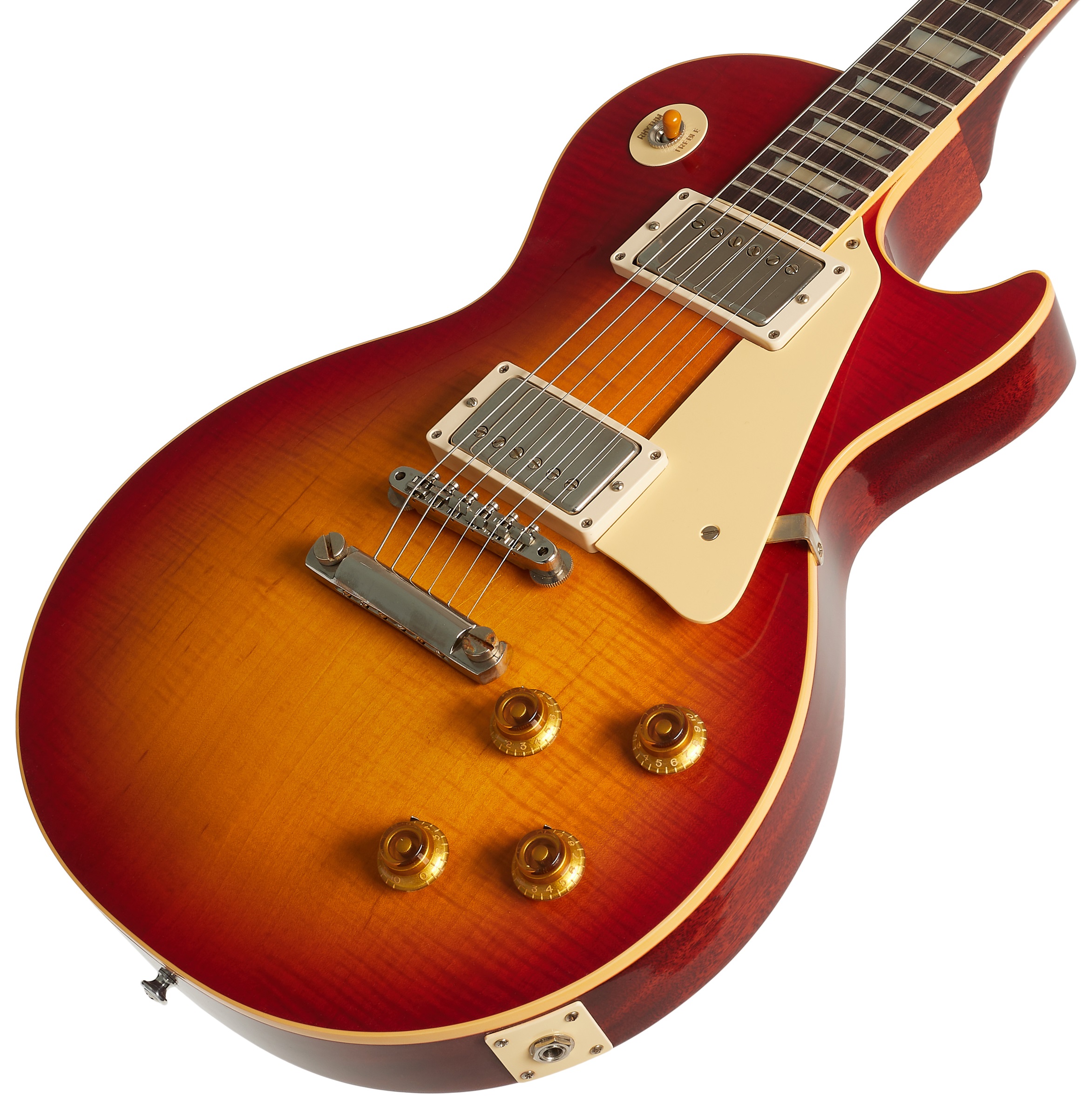 Gibson Custom 1959 Les Paul Standard Reissue VOS Washed Cherry Sunburs (obrázek 3)
