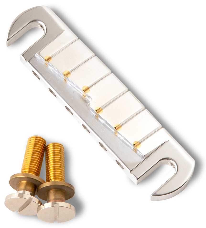 PRS Machined Stoptail Bridge, Unplated Polished Aluminum