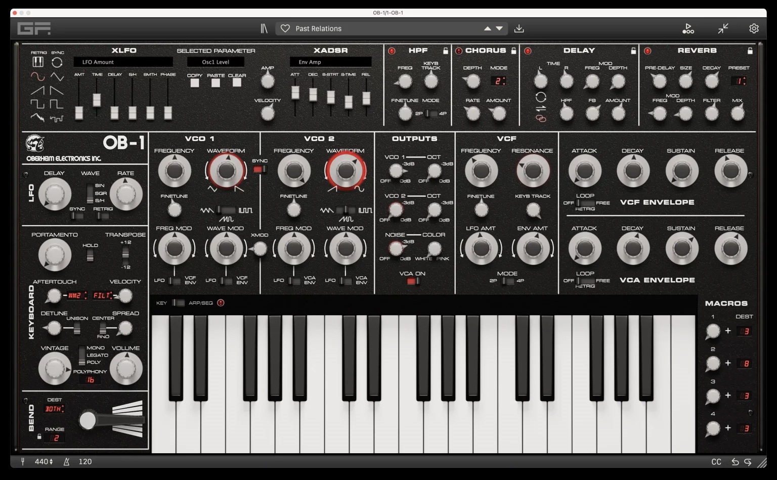 Levně GFORCE Oberheim OB-1