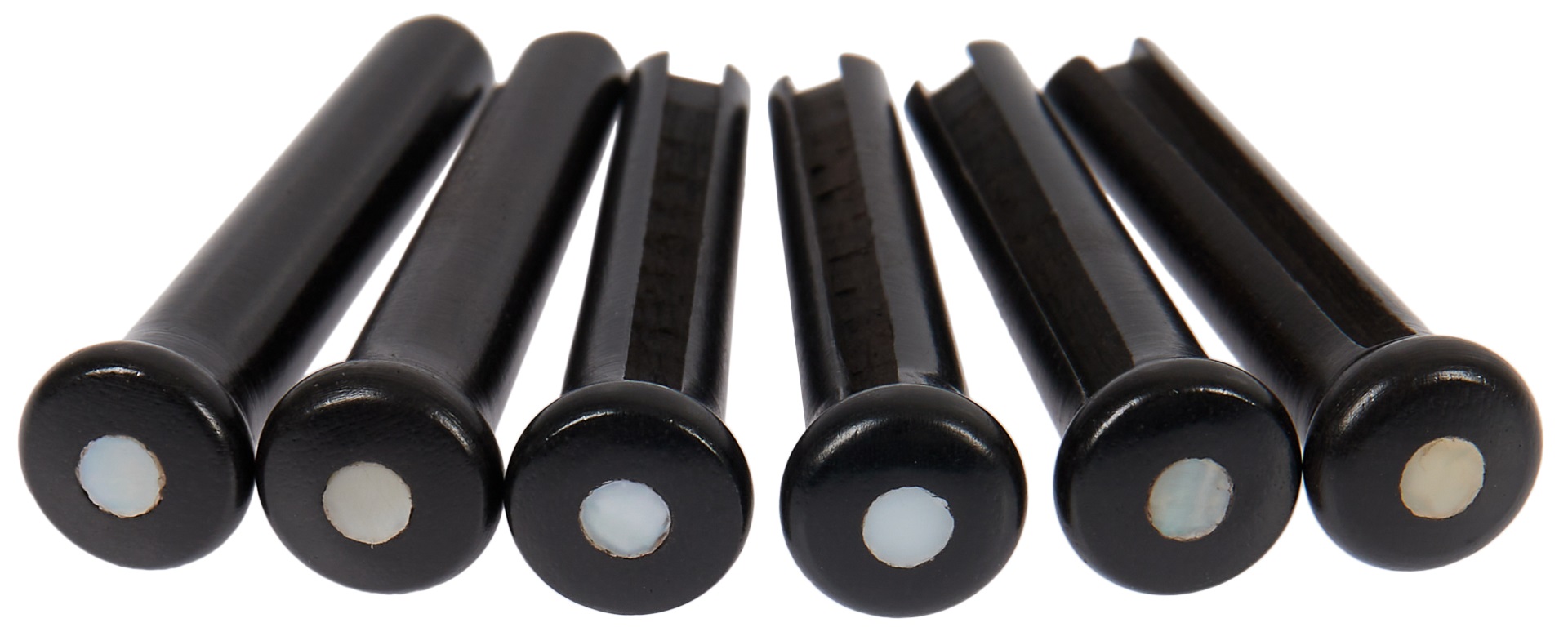 Levně Furch Bridge Pins Ebony/Pearl dot