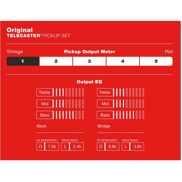 Fender Pure Vintage 52 Telecaster Pickups Set (obrázek 3)
