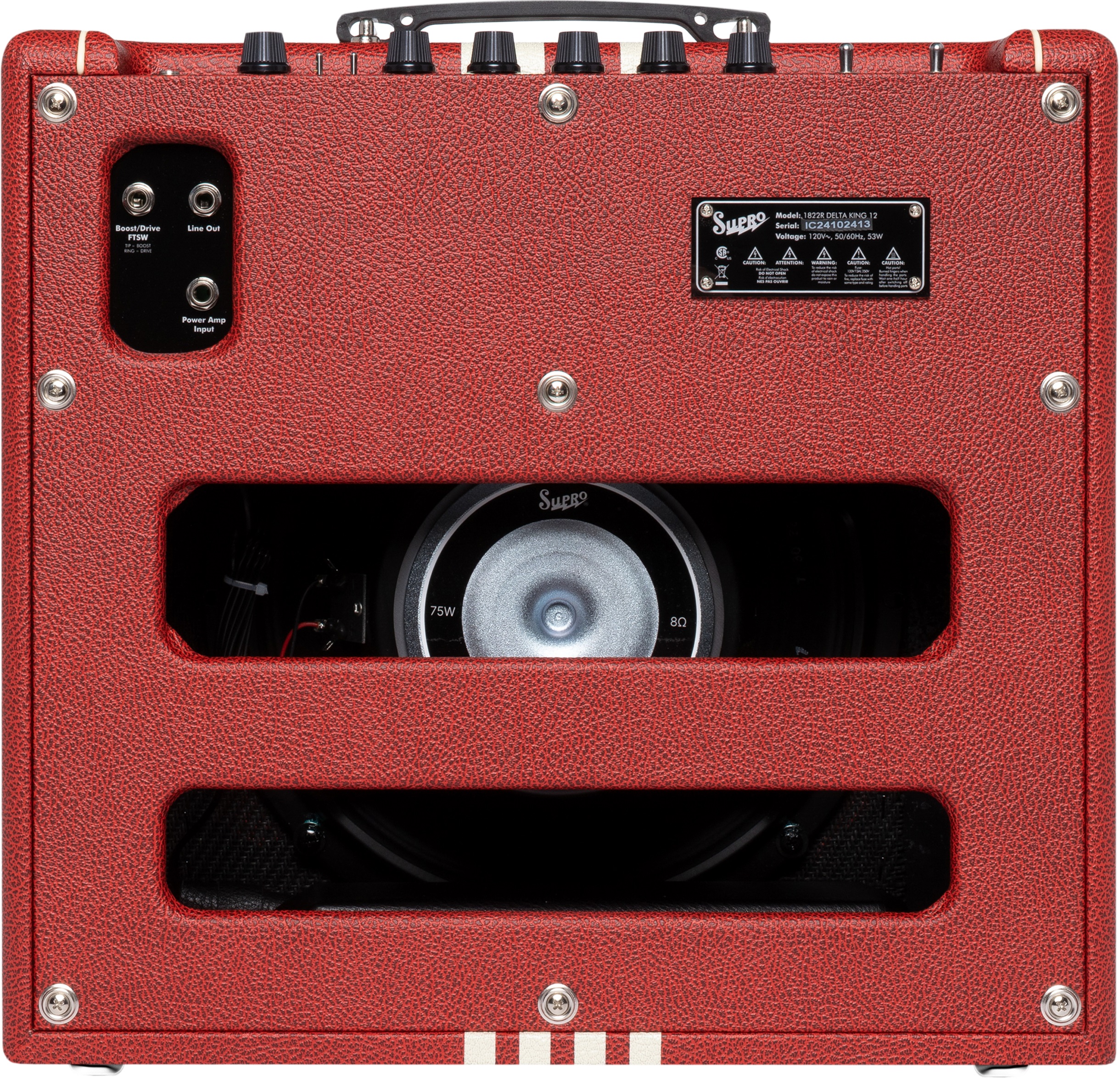Supro Delta King 12 Scarlett/Cream (obrázek 5)