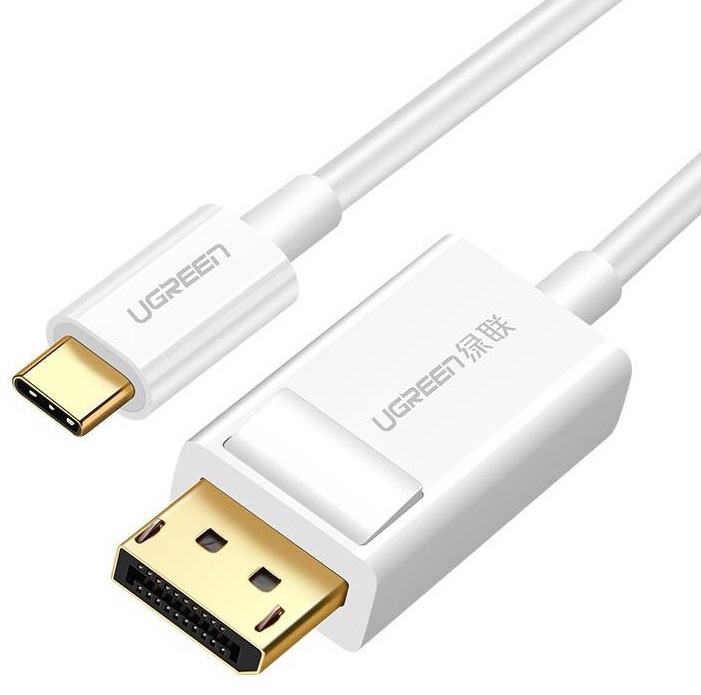 Levně Ugreen 40420 USB Type C to DP Cable 1,5m White