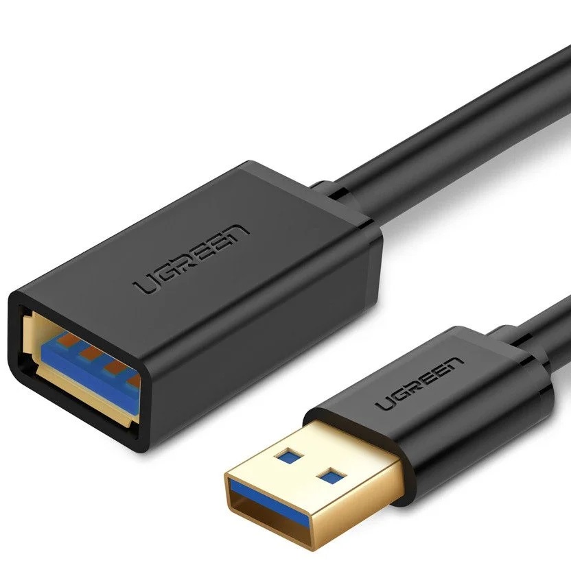 Levně Ugreen 30127 USB 3.0 Extension Male Cable 3m Black