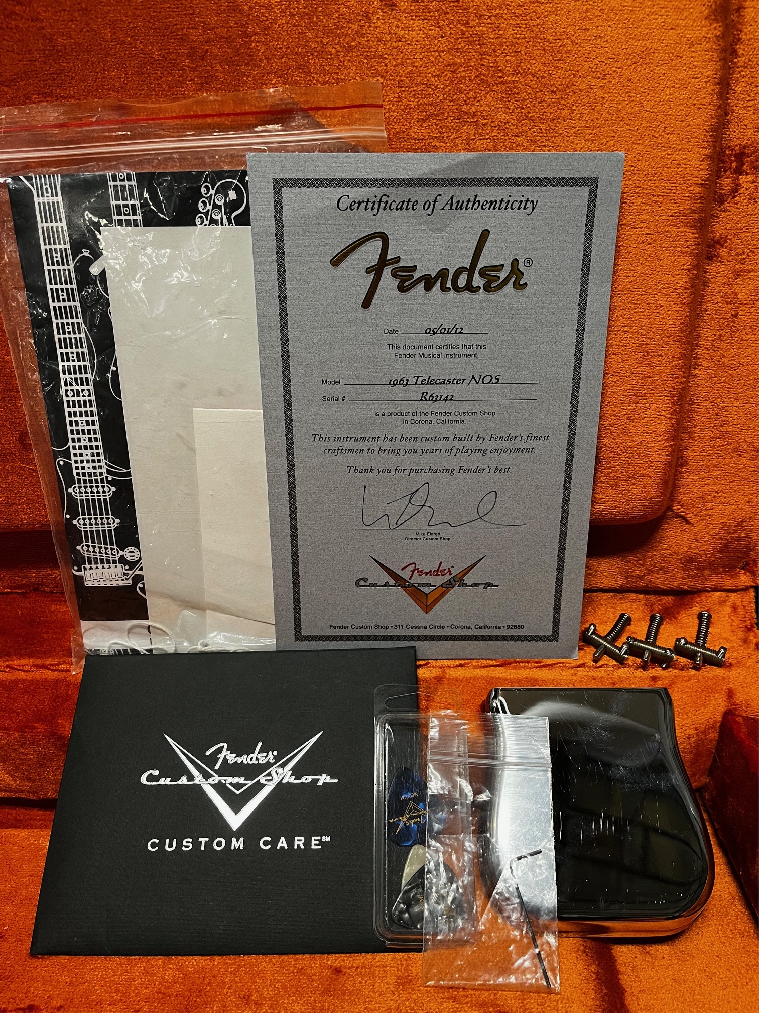 Fender Custom Shop 2012 Telecaster 63 NOS 3TSB (obrázek 10)