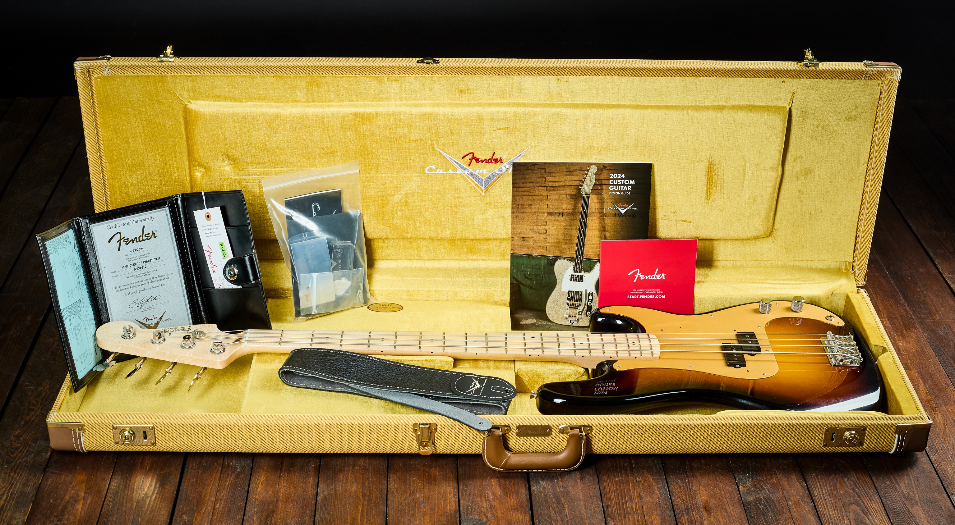 Fender Custom Shop 2024 Vintage Custom 57 Precision Bass TCP (obrázek 8)