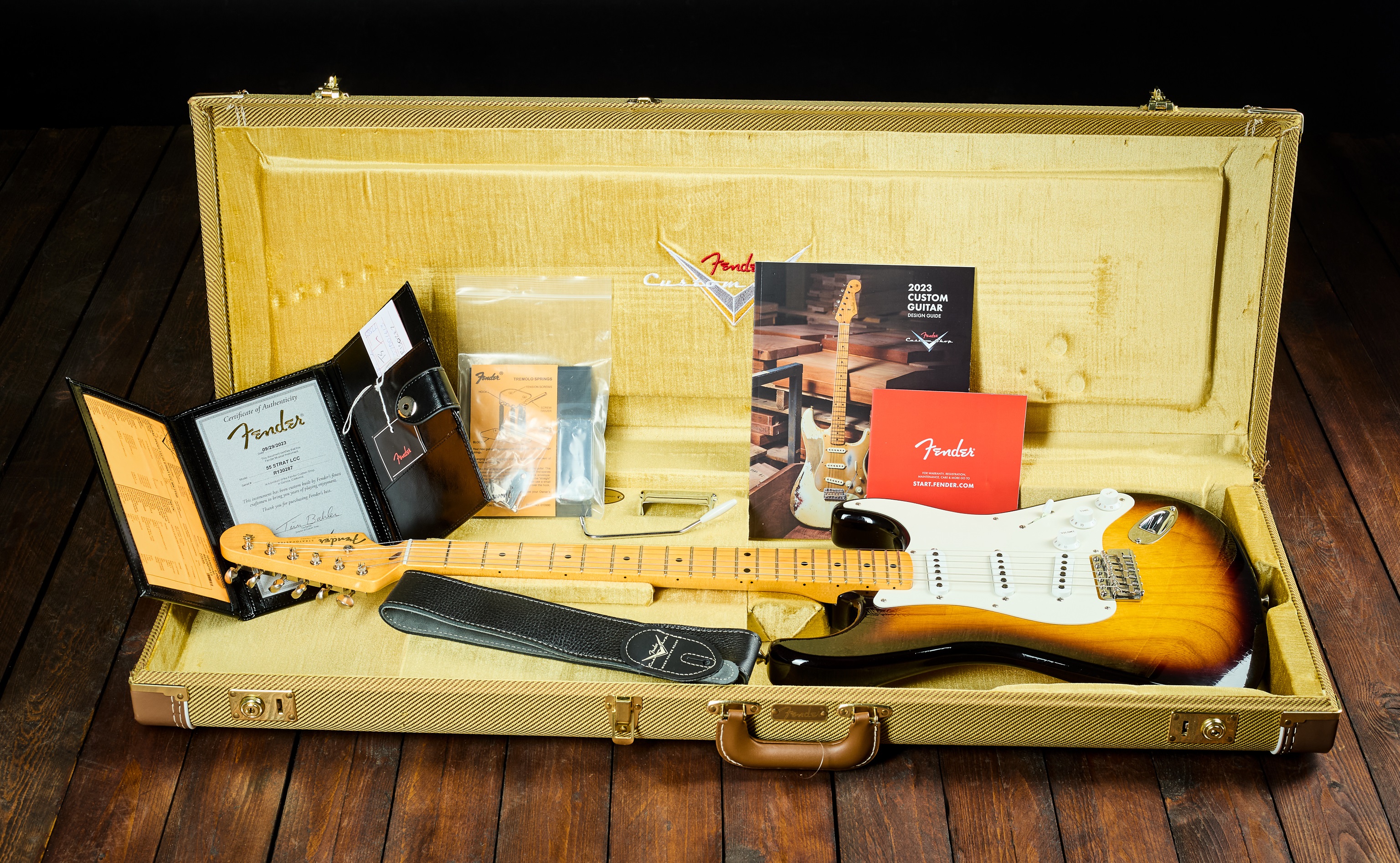 Fender Custom Shop 2023 Stratocaster 55 DLX Closet Classic (obrázek 8)