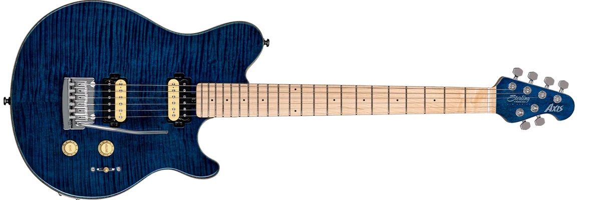 Levně Sterling by Music Man Axis AX3 FM Neptune Blue