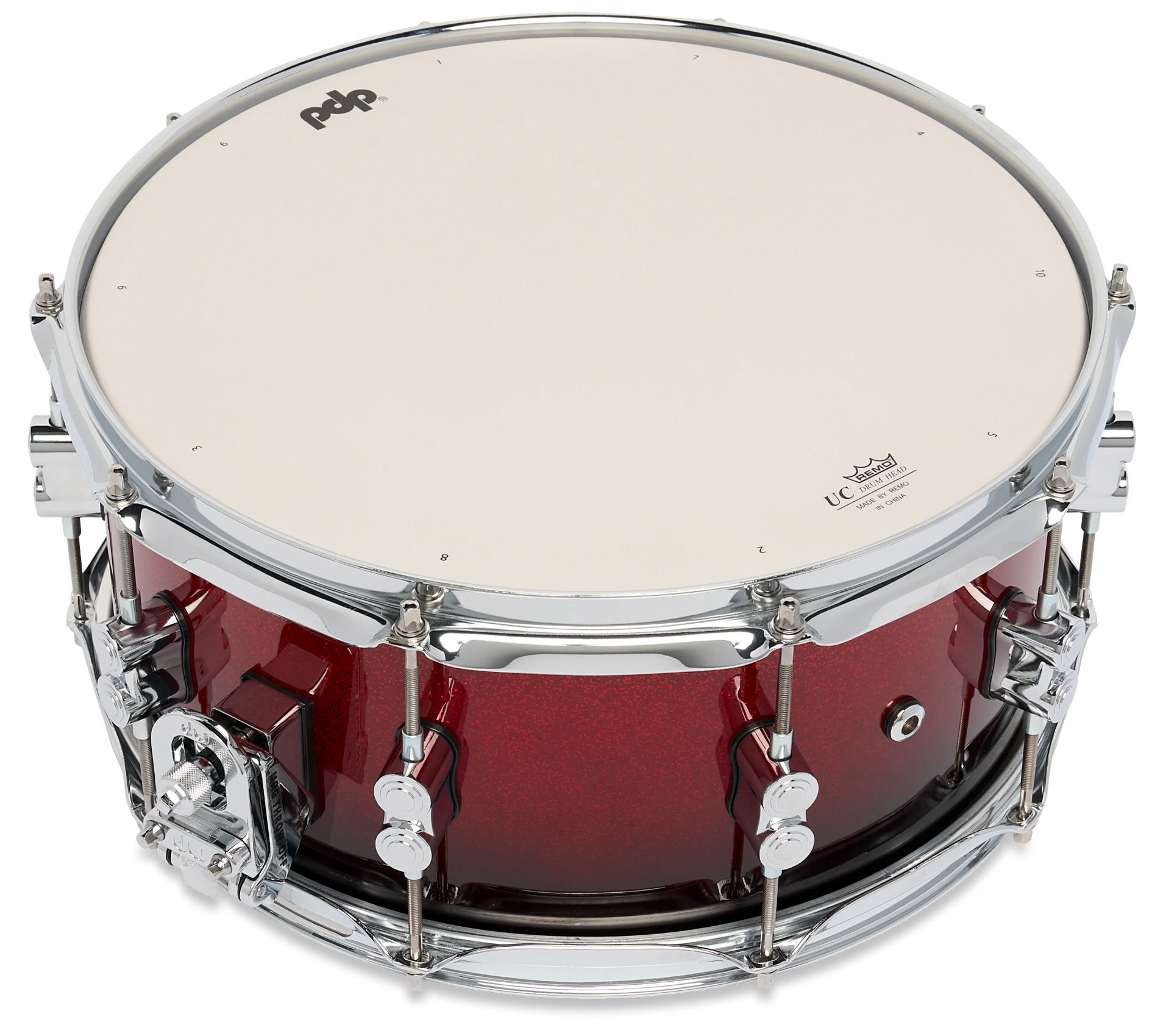 PDP 14" x 6,5" Concept Maple Red to Black Fade Lacquer (obrázek 4)