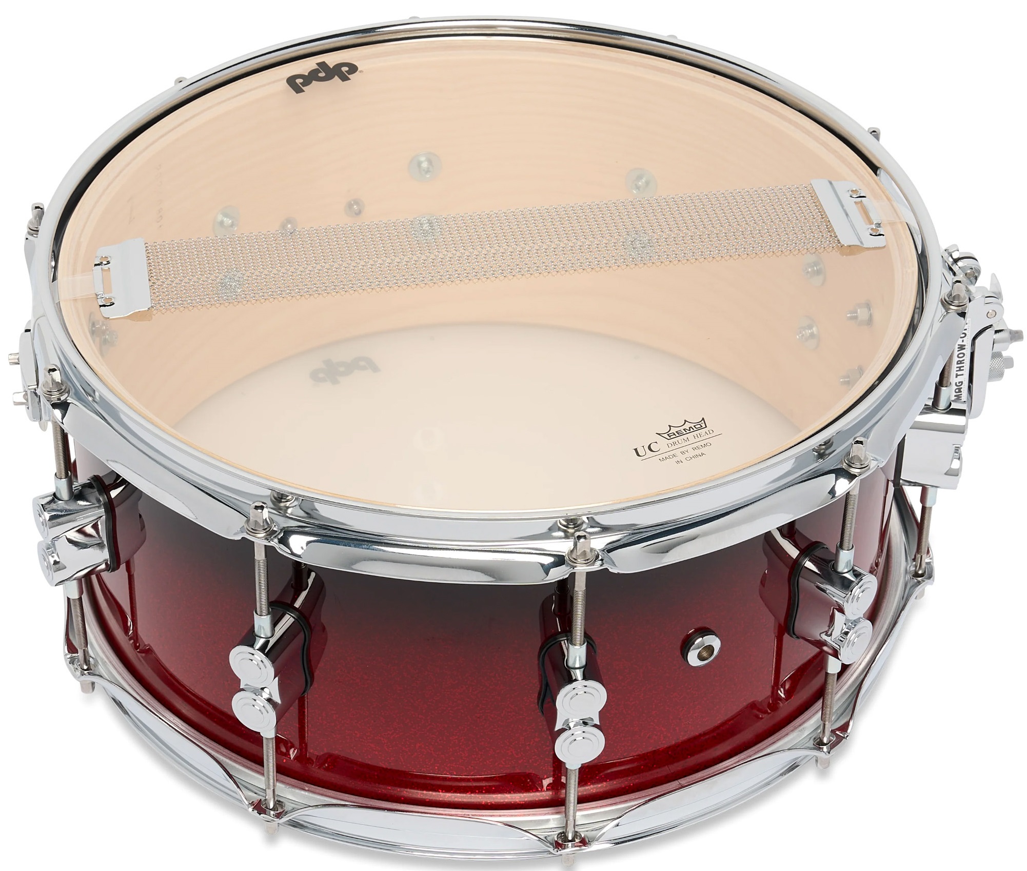 PDP 14" x 6,5" Concept Maple Red to Black Fade Lacquer (obrázek 5)