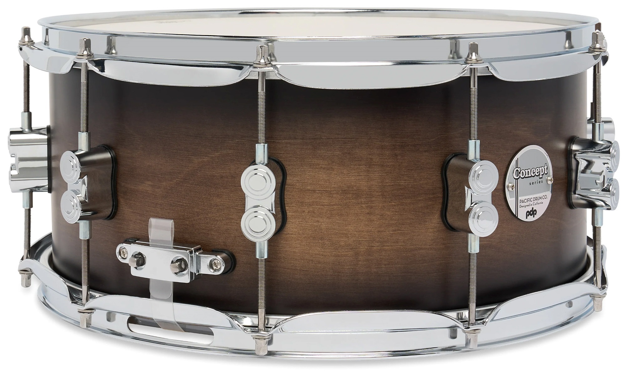 PDP 14" x 6,5" Concept Maple Satin Charcoal Burst Lacquer (obrázek 3)