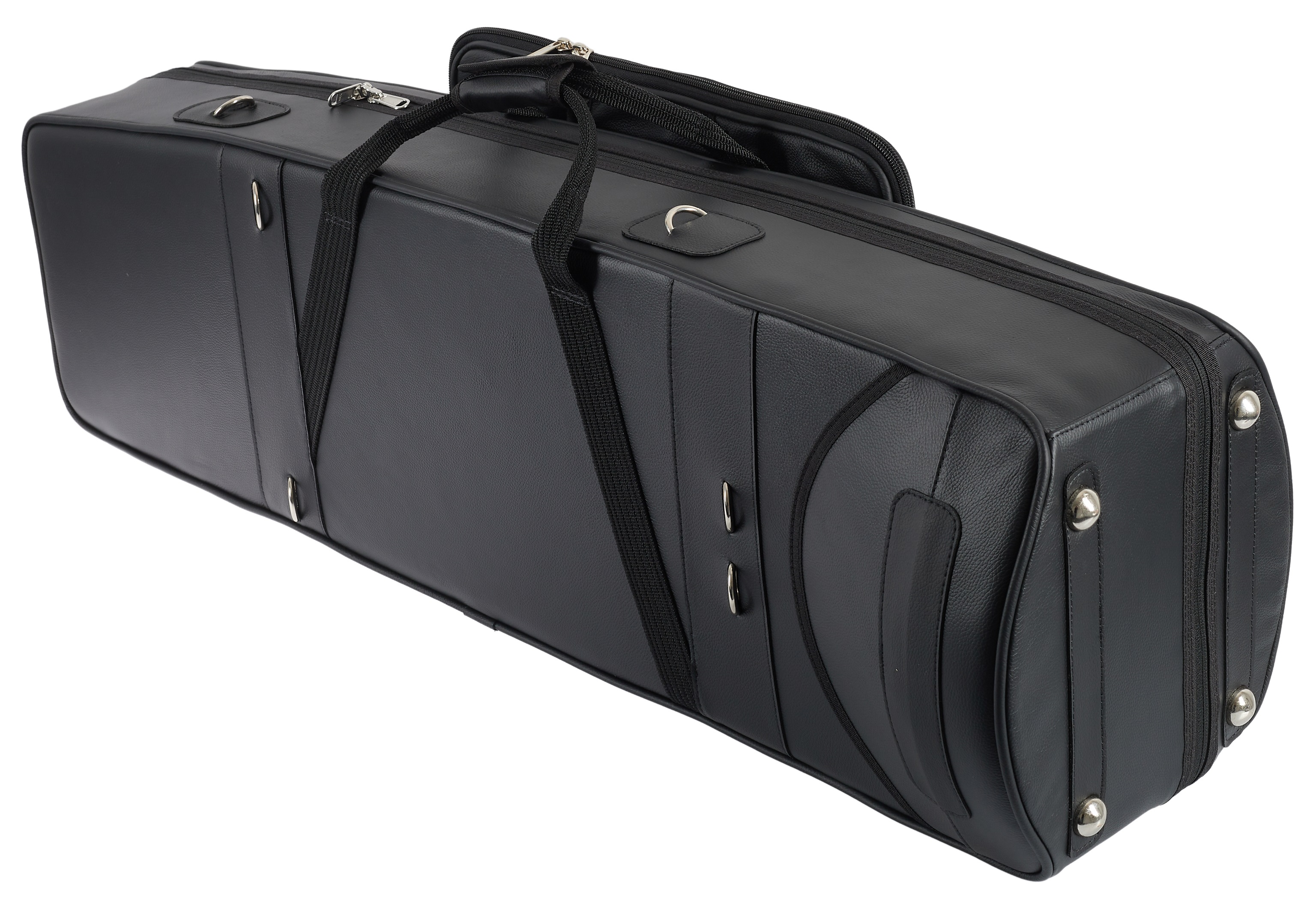 Marcus Bonna MB Double Trombone Case (Tenor and Alto), Black Leather (obrázek 3)