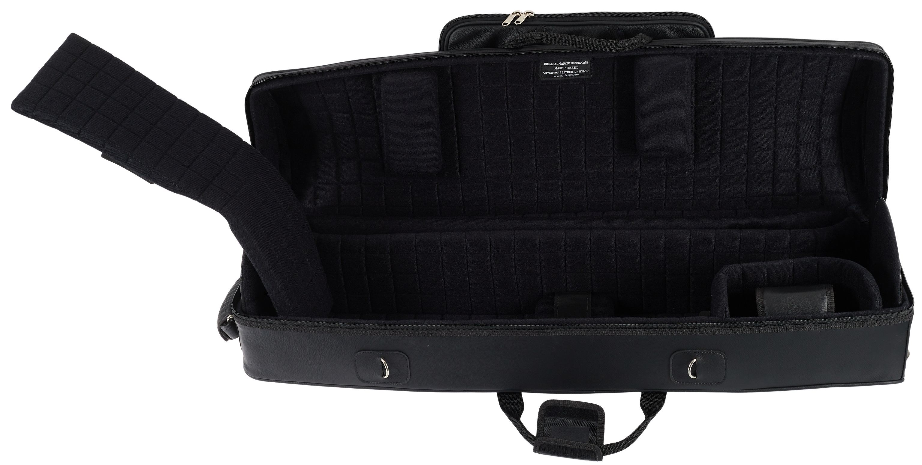 Marcus Bonna MB Double Trombone Case (Tenor and Alto), Black Leather (obrázek 5)