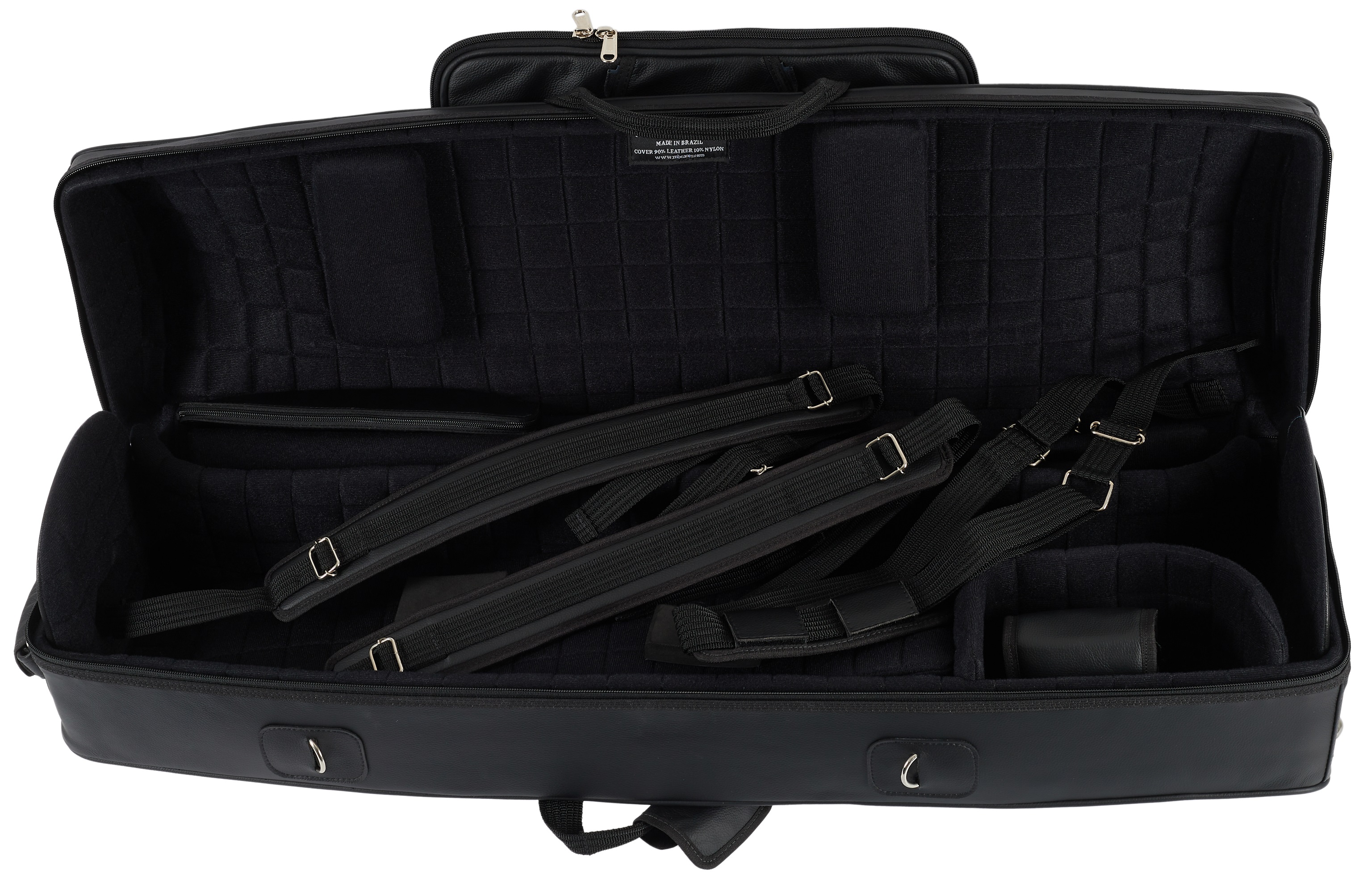 Marcus Bonna MB Double Trombone Case (Tenor and Alto), Black Leather (obrázek 6)