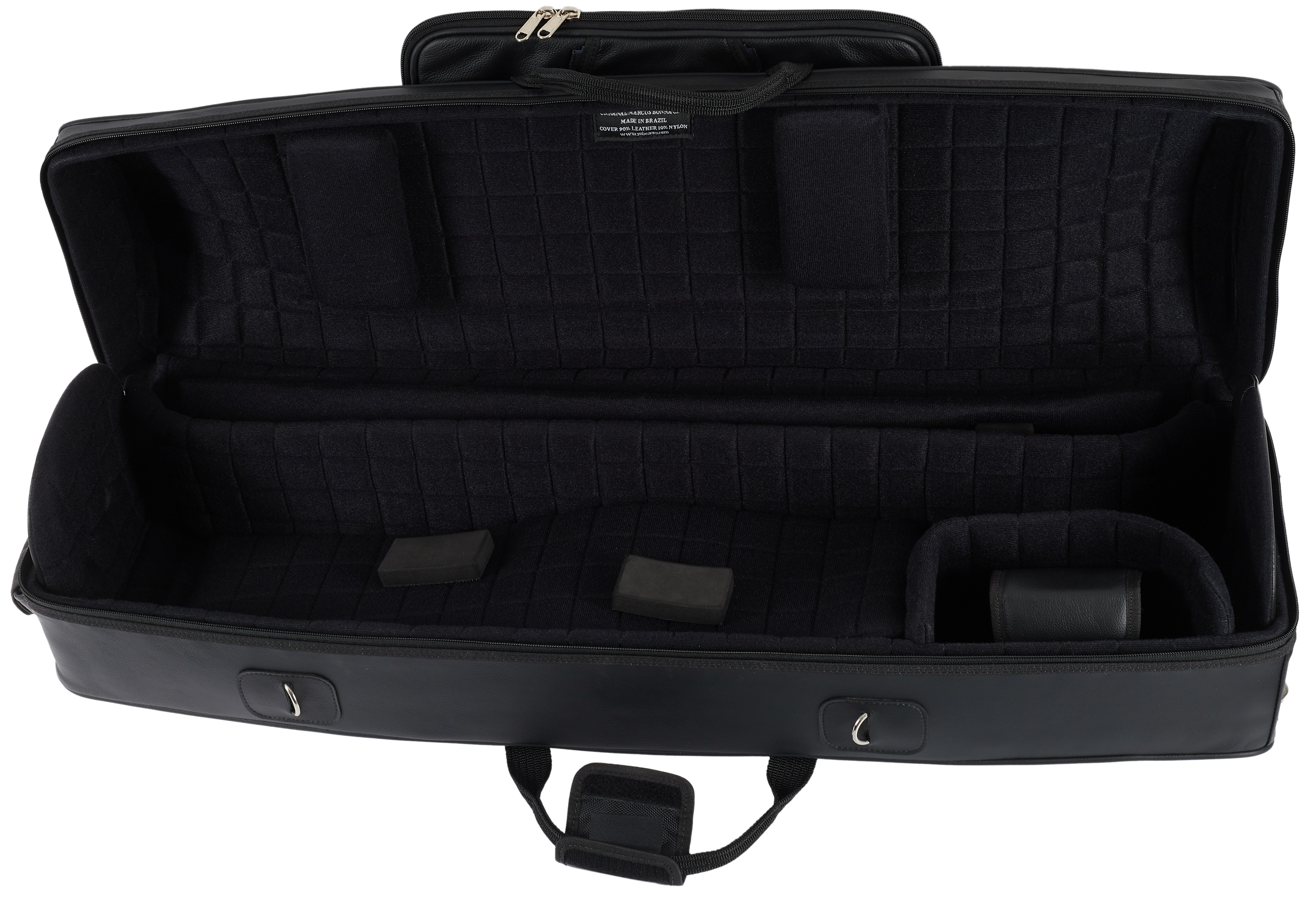 Marcus Bonna MB Double Trombone Case (Tenor and Alto), Black Leather (obrázek 7)