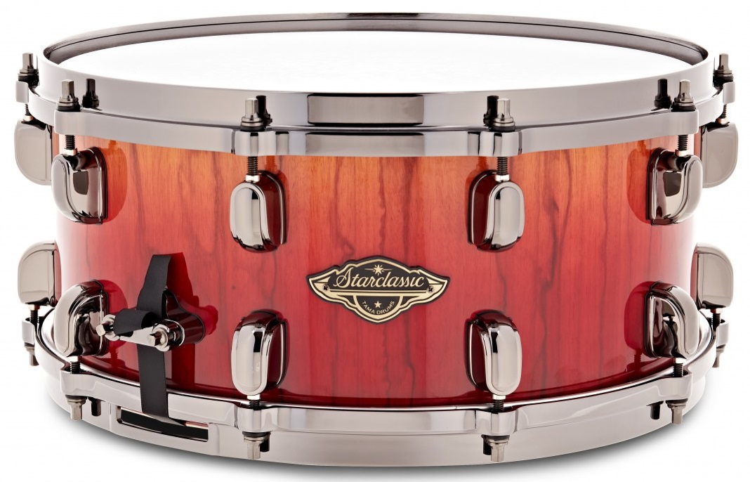 Levně Tama Starclassic Walnut/Birch Snare Drum 14" x 6,5" - Vermillion Bosse