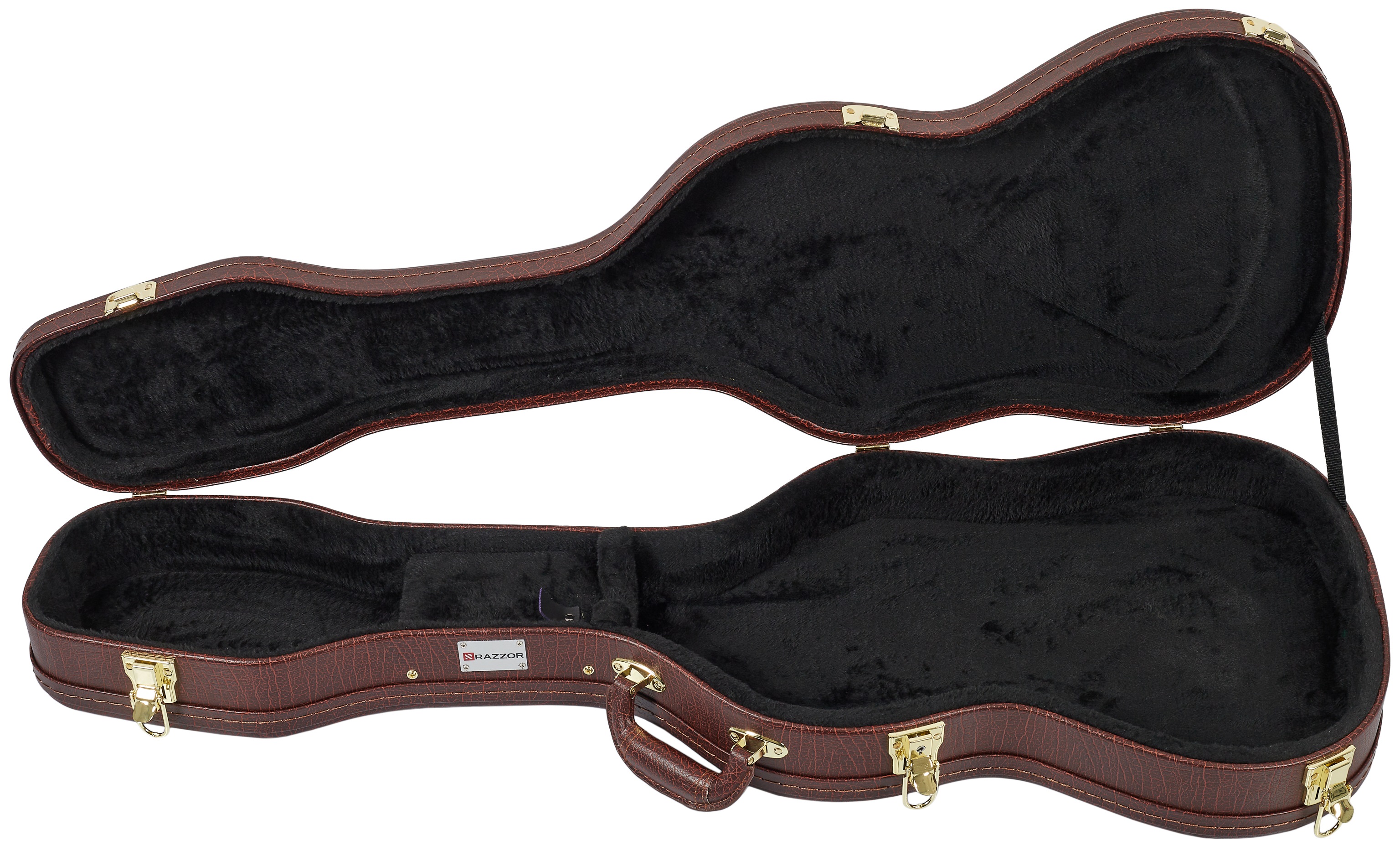 Razzor Woodline Shaped Electric Guitar Brown (obrázek 6)