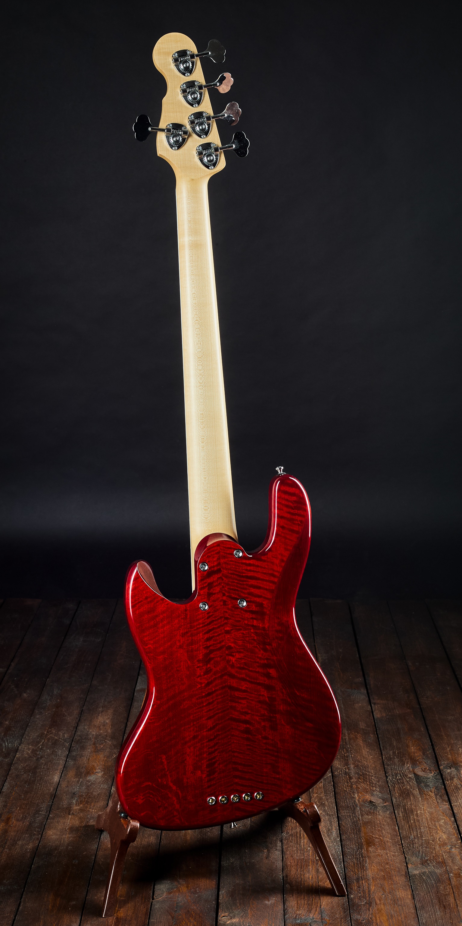 Papež Jazz Bass 5 Custom Trans Red (obrázek 3)