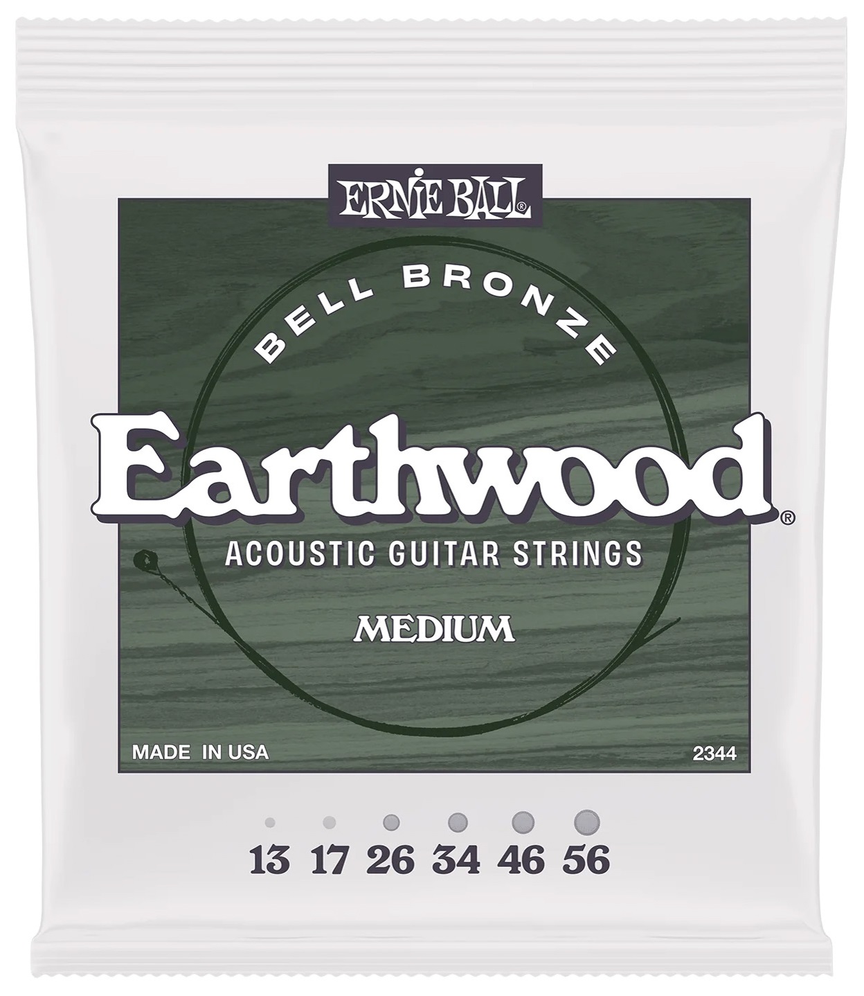 Levně Ernie Ball Medium Earthwood Bell Bronze Acoustic 13-56
