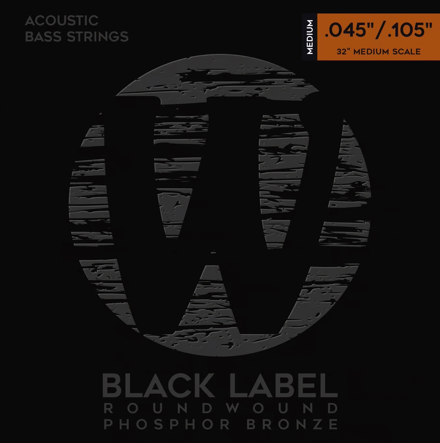 Levně Warwick Black Label Acoustic Phosphor Bronze 4 Medium .045-.105 Medium
